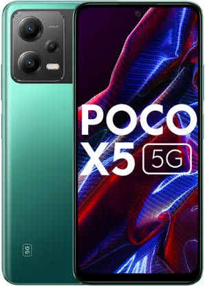 POCO X5 5G Supernova Green, 8GB RAM, 256GB Storage 48MP, 8MP, 2MP Triple Rear Camera 13MP Front Camera Smartphone Under Rs 20,000