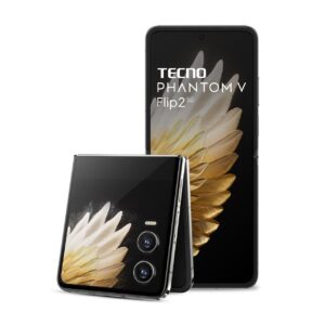 TECNO Phantom V Flip 2 Moondust Grey, 50MP, 50MP Dual Rear Camera 32MP Front Camera Smartphone