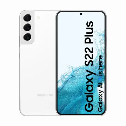 Samsung Galaxy S22 Plus 5G Phantom White 50MP, 12MP, 10MP Triple Rear Camera 10MP Front Camera Mobile Phone above Rs 50,000