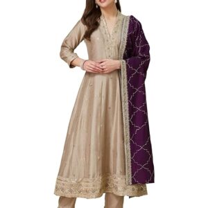 Embrace elegance with the MOKOSH Women Silk Embroidered Kurta