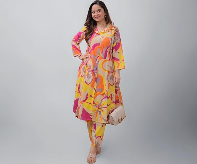 Leriya Fashion printed co-ord set for women office fashion under ₹800