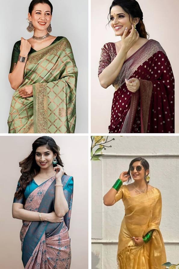 Banarasi Sarees Under ₹1000 for Weddings and Parties