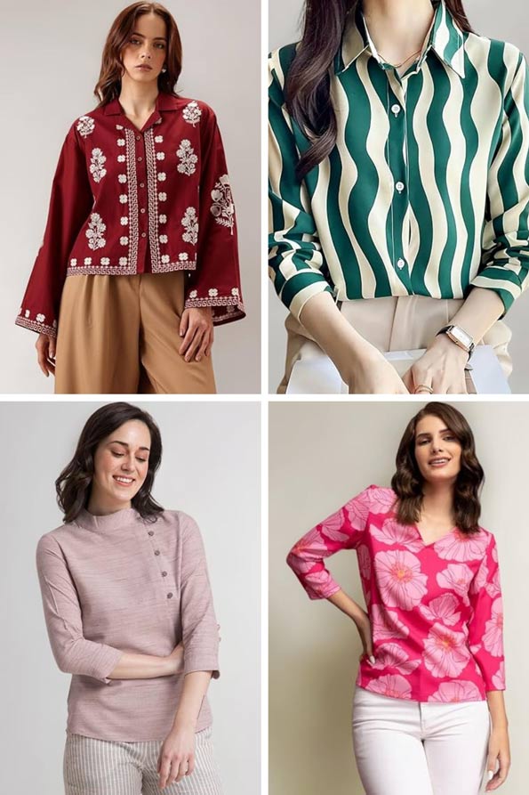Stylish Western Tops for College and Office Wear